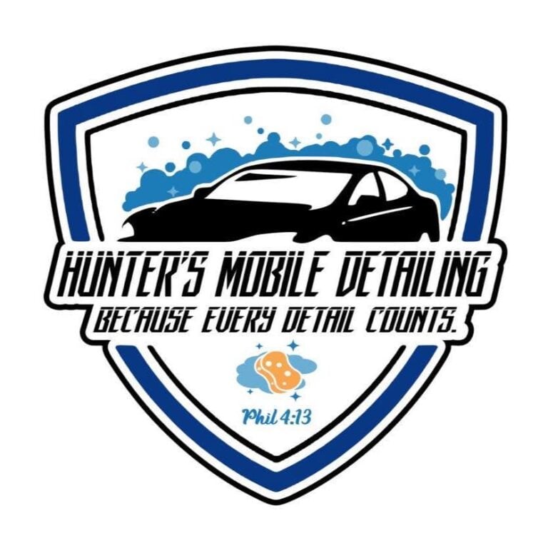 Hunters mobile car detailing Lincoln logo