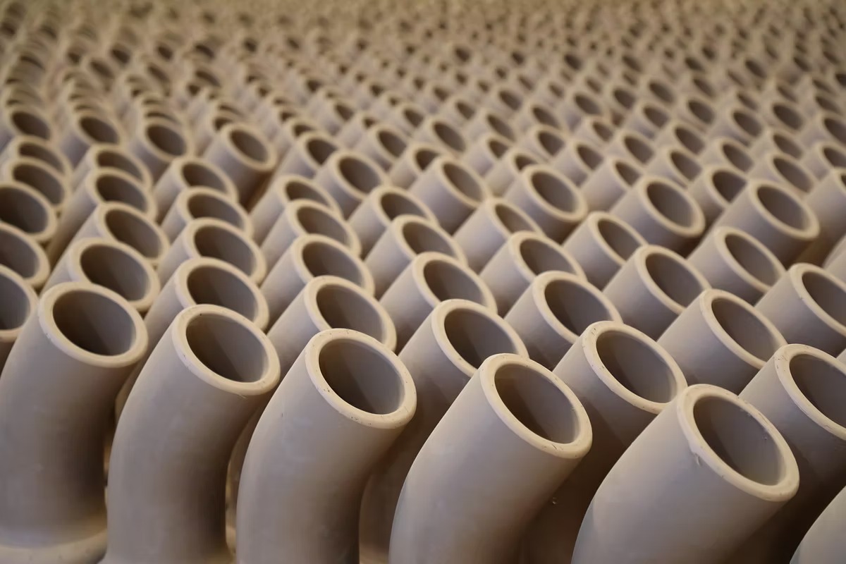 Clay tile and terra cotta work at Gladding McBean LLC, Lincoln, California