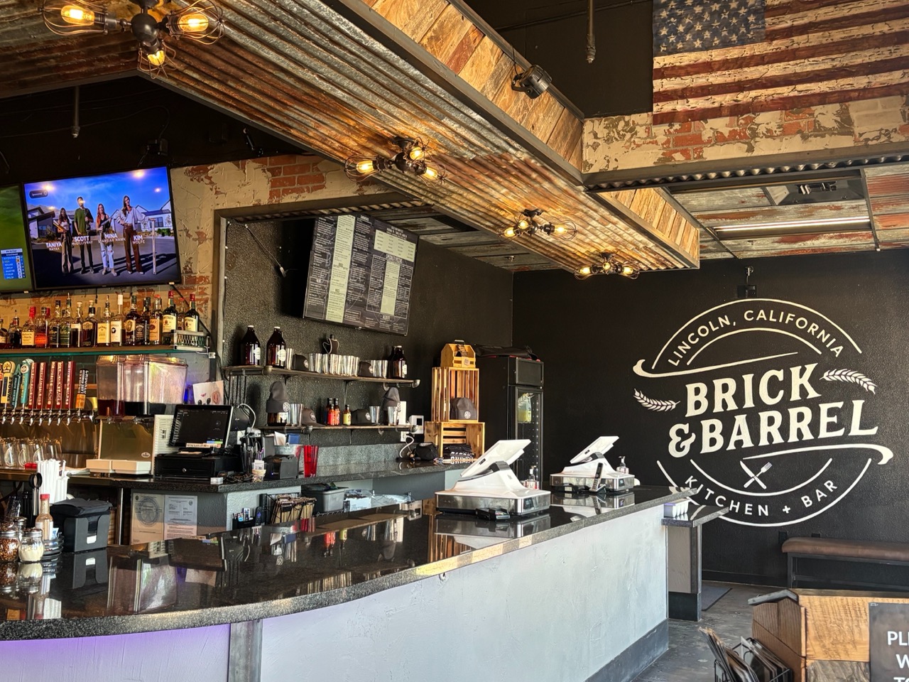 Food and drinks at Brick & Barrel Kitchen + Bar in Lincoln, California