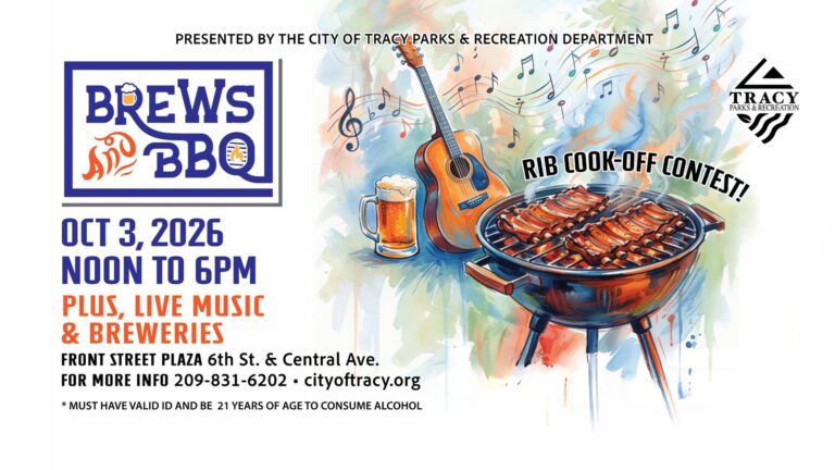 Flyer for 10th Annual Blues, Brews & BBQ