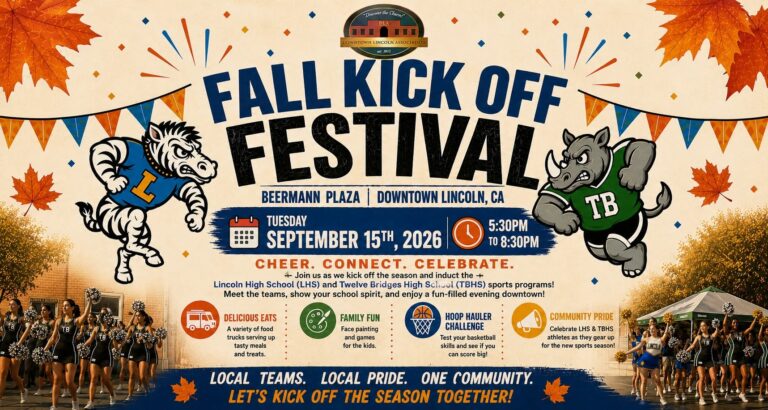 Flyer for Fall Kick Off Festival 2026