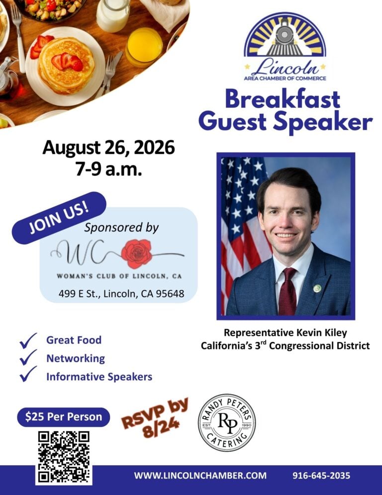 Lincoln Area Chamber Breakfast Guest Speaker