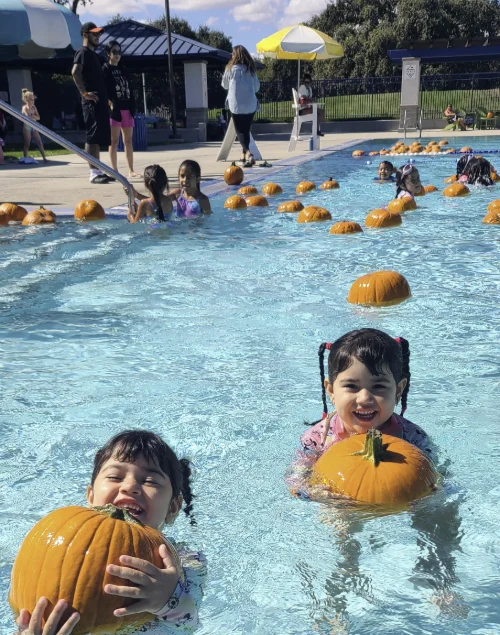 Flyer for Floating Pumpkin Patch