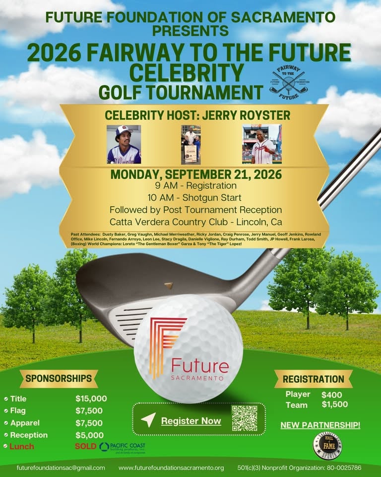 Flyer for Fairway to the Future Celebrity Golf Tournament