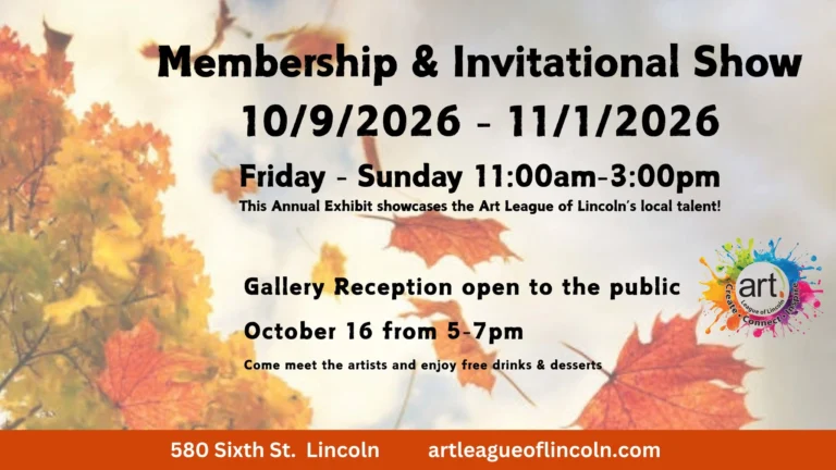 Flyer for Membership Show