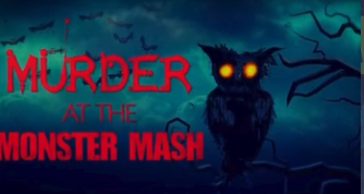 Flyer for Halloween Murder Mystery